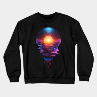 Musical Sunset Crewneck Sweatshirt